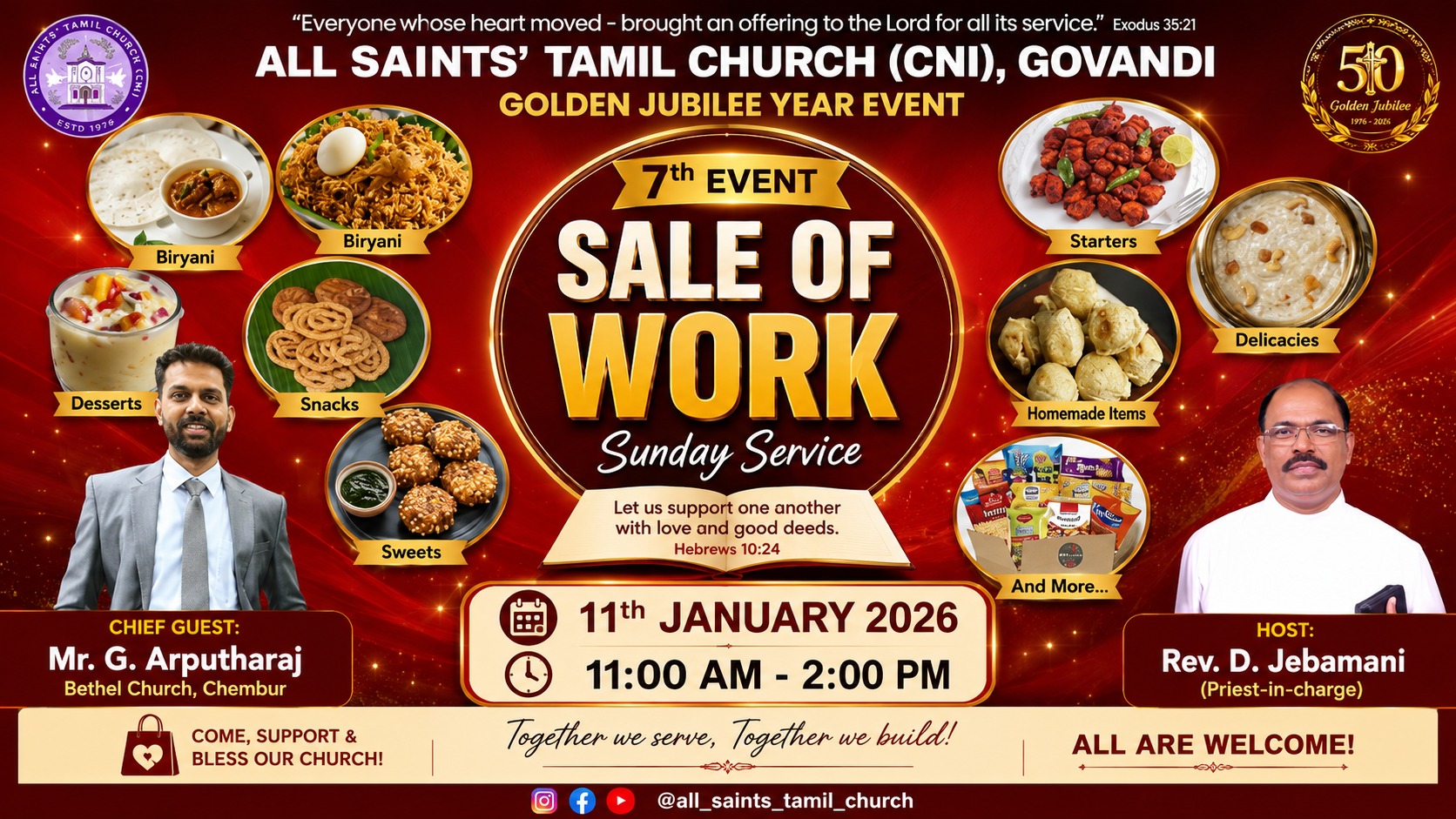 First Sale of Work Sunday Service cover