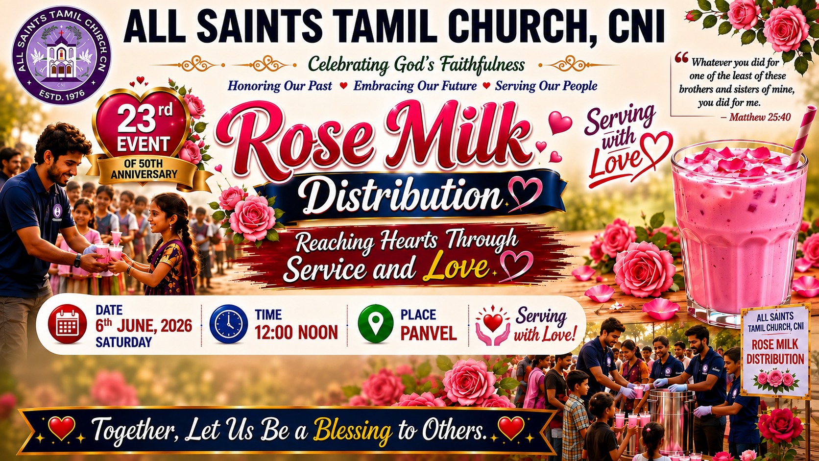 Rose Milk Distribution – Serving with Love cover